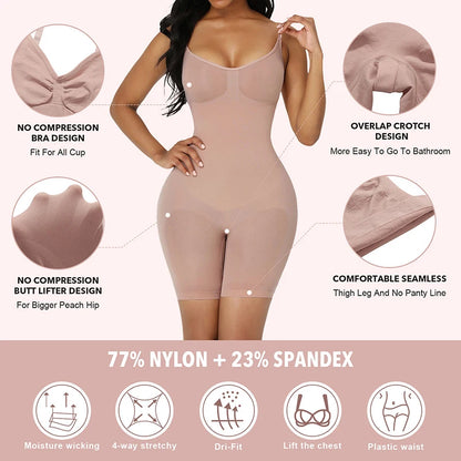 Women Seamless Bodysuit Push up Corset Waist Trainer Trimmer Butt Lifter Body Shaper Slimming Shapewear Tummy Control Underwear